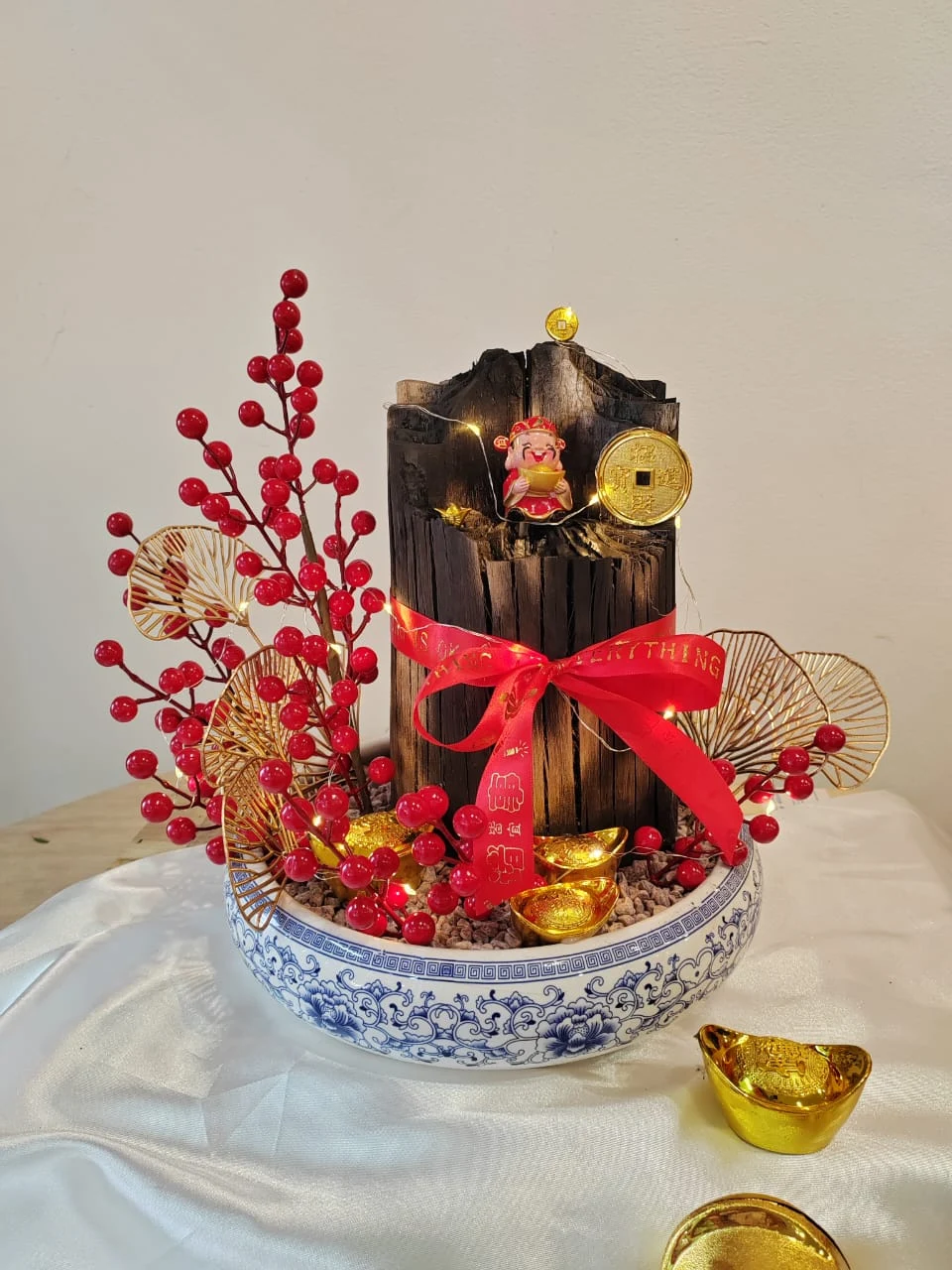 Feng Shui Black Gold Charcoal - Treasure Bowl